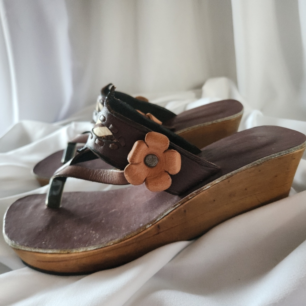 Sz 38 Leather Sandal